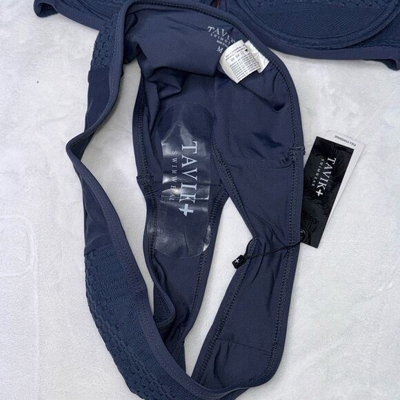 TAVIK CORSICA Textured Swim Top & JAYDEN Full Textured Swim Set Size Medium - Picture 5 of 7
